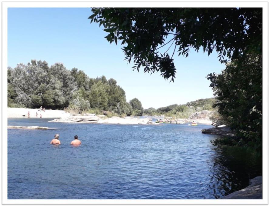 Charming Small House Close To Uzes Foissac  Bagian luar foto